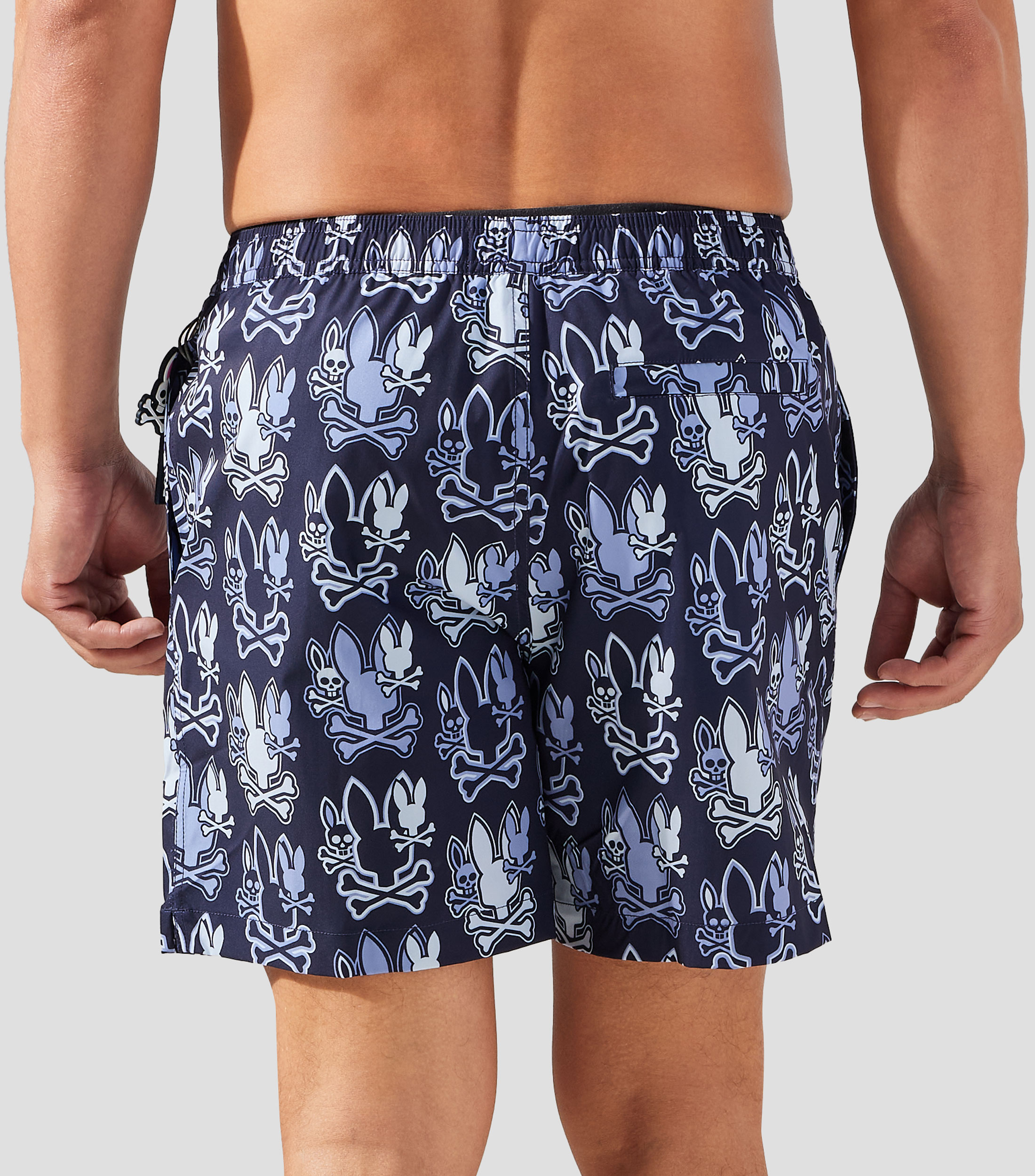 Traje de baño largo estampado Hombre